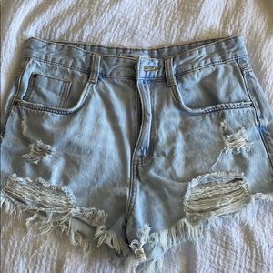 Zara denim shorts